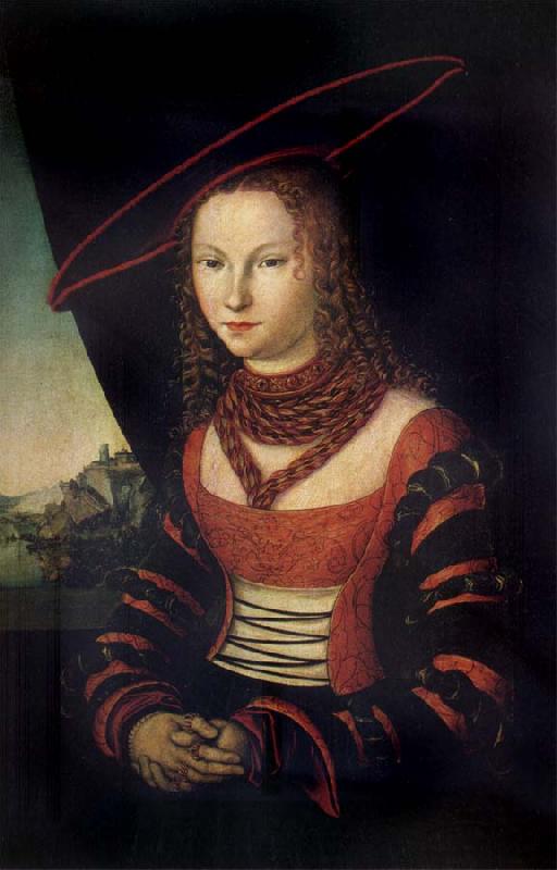 Lucas Cranach the Elder Portrait of a woman oil painting image